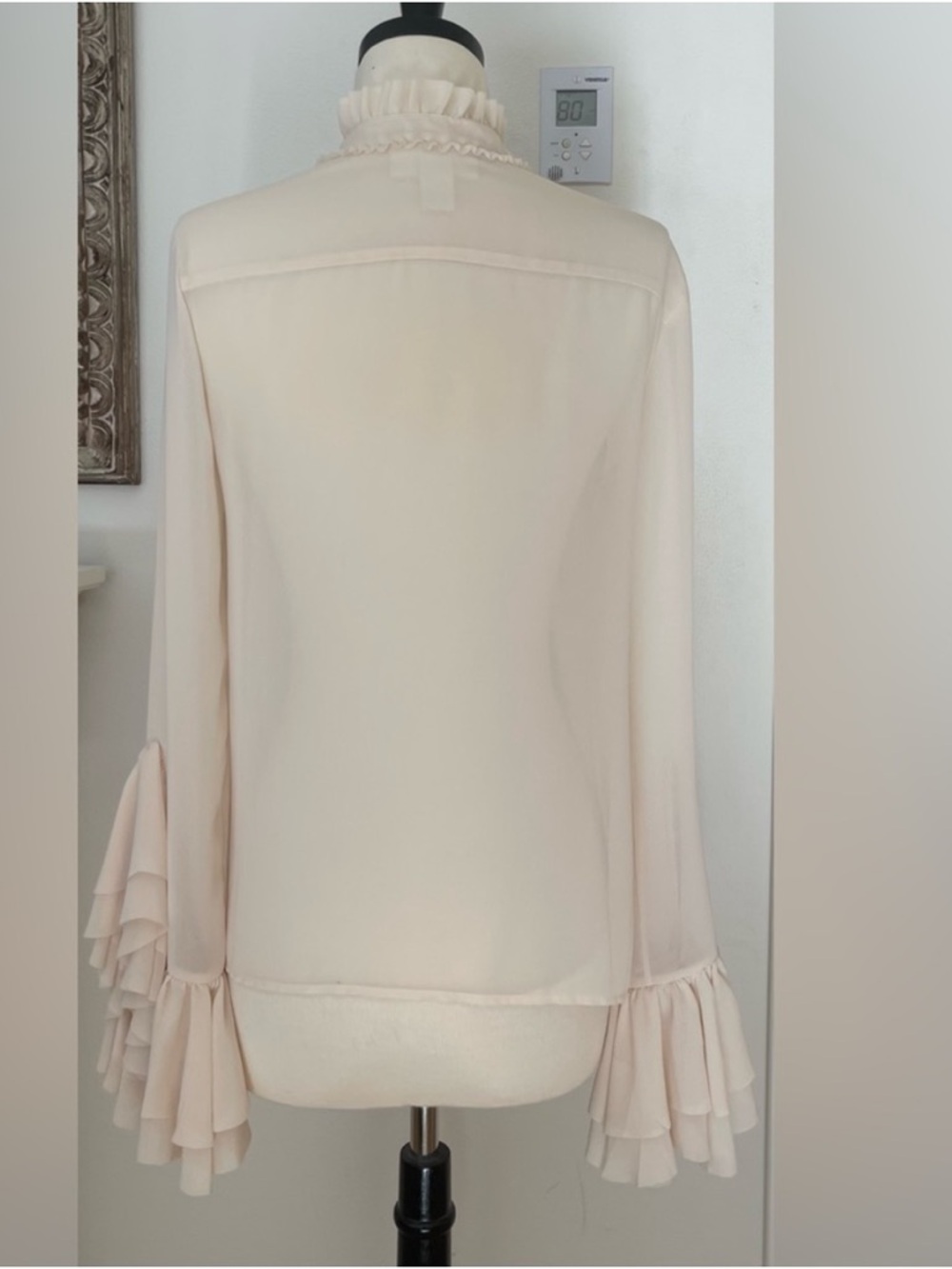 H&M Cream Ruffle Detail Blouse - Picture 11 of 11
